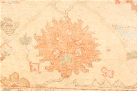 Oushak Beige Hand Knotted 1111 X 153 Area Rug 250-29268 Image 6
