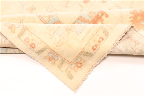 Oushak Beige Hand Knotted 1111 X 153 Area Rug 250-29268 Image 9