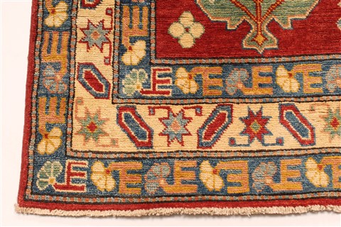 Kazak Red Runner Hand Knotted 49 X 181 Area Rug 250-29270 Image 6