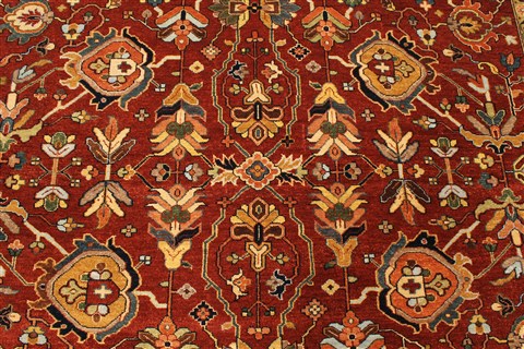Serapi Red Hand Knotted 79 X 159 Area Rug 250-29271 Image 6