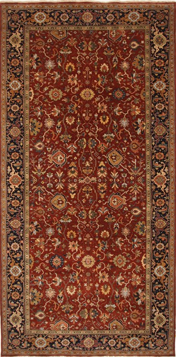 Serapi Red Hand Knotted 79 X 159 Area Rug 250-29271 Image 0