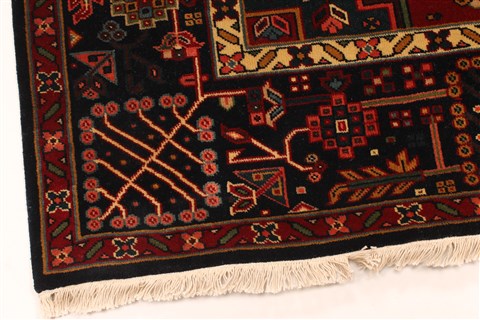 Karajeh Blue Hand Knotted 61 X 120 Area Rug 250-29274 Image 5