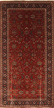 Kashmar Beige Hand Knotted 6'1" X 12'0"  Area Rug 250-29277