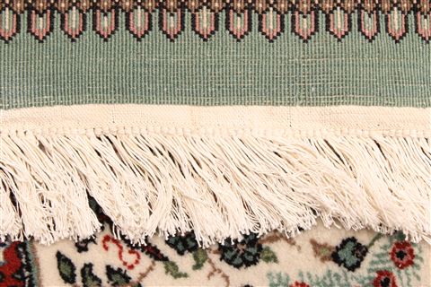 Tabriz Beige Hand Knotted 510 X 117 Area Rug 250-29278 Image 2