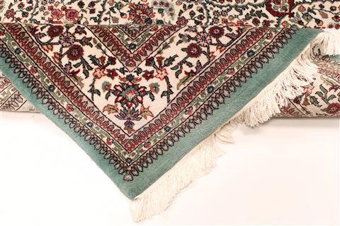 Tabriz Beige Hand Knotted 510 X 117 Area Rug 250-29278 Image 4
