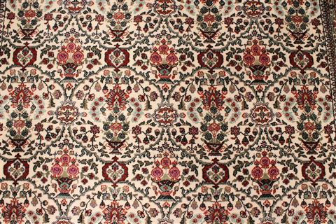 Tabriz Beige Hand Knotted 510 X 117 Area Rug 250-29278 Image 7