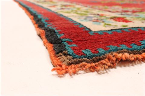 Gabbeh Red Hand Knotted 70 X 164 Area Rug 250-29279 Image 4