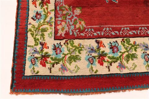 Gabbeh Red Hand Knotted 70 X 164 Area Rug 250-29279 Image 5