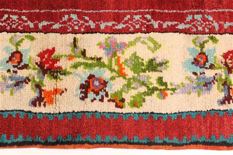 Gabbeh Red Hand Knotted 70 X 164 Area Rug 250-29279 Image 7