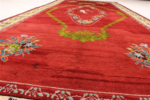 Gabbeh Red Hand Knotted 70 X 164 Area Rug 250-29279 Image 8