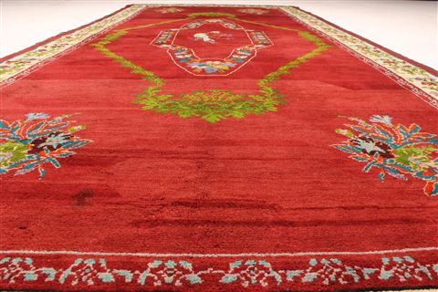 Gabbeh Red Hand Knotted 70 X 164 Area Rug 250-29279 Image 9