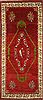 Gabbeh Red Hand Knotted 70 X 164  Area Rug 250-29279 Thumb 0