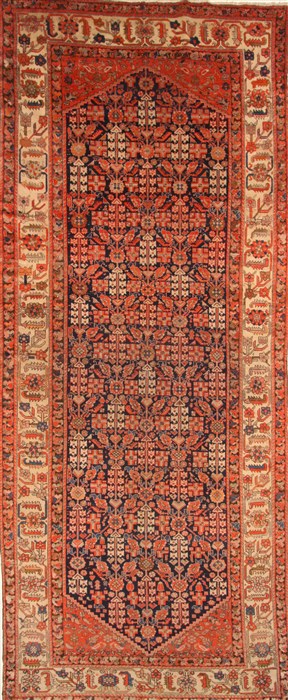 Malayer Beige Hand Knotted 68 X 170 Area Rug 250-29280 Image 0
