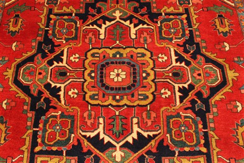 Serapi Beige Hand Knotted 82 X 162 Area Rug 250-29284 Image 6