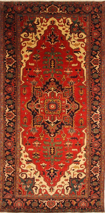 Serapi Beige Hand Knotted 82 X 162 Area Rug 250-29284 Image 0