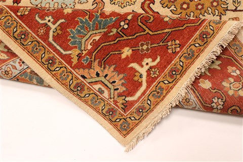 Serapi Beige Hand Knotted 710 X 162 Area Rug 250-29285 Image 4