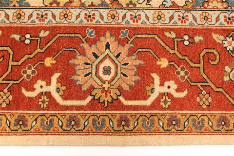 Serapi Beige Hand Knotted 710 X 162 Area Rug 250-29285 Image 8
