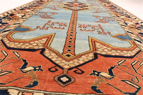 Karajeh Purple Hand Knotted 75 X 188 Area Rug 250-29291 Image 1