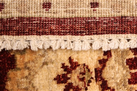 Pak-Persian Beige Runner Hand Knotted 60 X 260 Area Rug 250-29292 Image 2