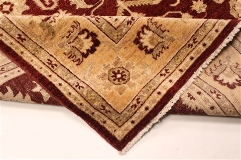 Pak-Persian Beige Runner Hand Knotted 60 X 260 Area Rug 250-29292 Image 4