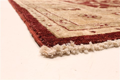 Pak-Persian Beige Runner Hand Knotted 60 X 260 Area Rug 250-29292 Image 5