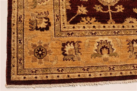Pak-Persian Beige Runner Hand Knotted 60 X 260 Area Rug 250-29292 Image 6