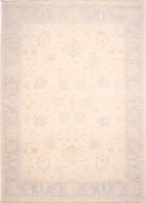 Oushak Grey Hand Knotted 102 X 141 Area Rug 254-29296 Image 0