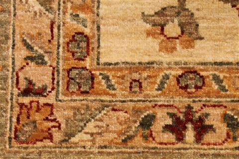 Oushak Beige Hand Knotted 911 X 1311 Area Rug 254-29298 Image 1