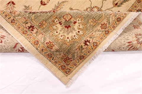 Oushak Beige Hand Knotted 911 X 1311 Area Rug 254-29298 Image 4