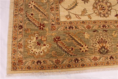 Oushak Beige Hand Knotted 911 X 1311 Area Rug 254-29298 Image 7