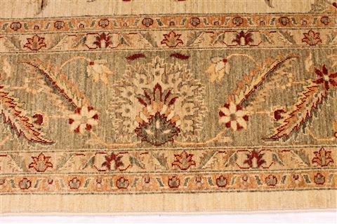 Oushak Beige Hand Knotted 911 X 1311 Area Rug 254-29298 Image 9