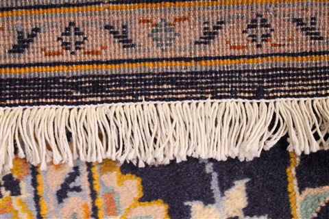 Kashan Beige Hand Knotted 90 X 131 Area Rug 254-29299 Image 2