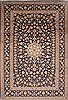 Kashan Beige Hand Knotted 90 X 131 Area Rug 254-29299 Thumb 0