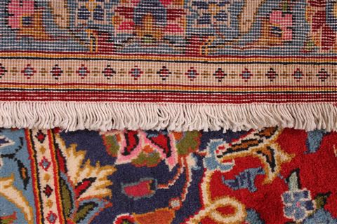 Kashan Red Hand Knotted 910 X 139 Area Rug 254-29301 Image 3