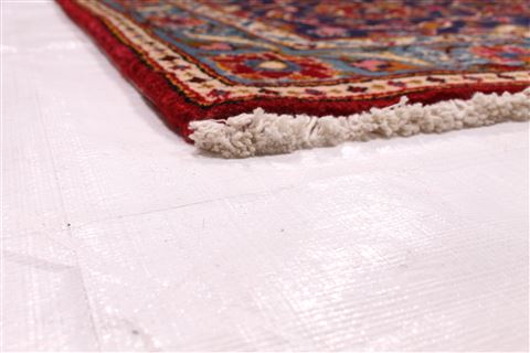 Kashan Red Hand Knotted 910 X 139 Area Rug 254-29301 Image 6