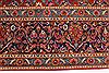 Kashan Red Hand Knotted 910 X 139  Area Rug 254-29301 Thumb 1