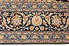 Kashan Beige Hand Knotted 102 X 135 Area Rug 254-29302 Thumb 1