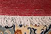 Kashan Red Hand Knotted 102 X 138 Area Rug 254-29303 Thumb 2