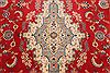 Kashan Red Hand Knotted 102 X 138 Area Rug 254-29303 Thumb 7