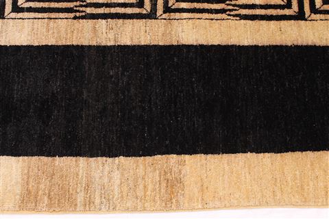 Modern Black Hand Knotted 911 X 1310 Area Rug 254-29304 Image 2