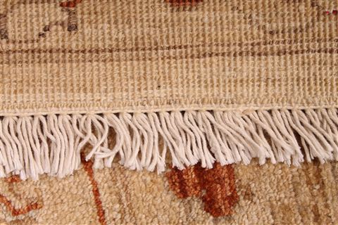 Tabriz Beige Hand Knotted 101 X 1310 Area Rug 254-29305 Image 3