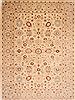 Tabriz Beige Hand Knotted 101 X 1310 Area Rug 254-29305 Thumb 0