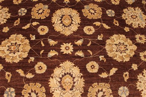 Pishavar Beige Hand Knotted 100 X 140 Area Rug 254-29307 Image 7