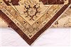 Pishavar Beige Hand Knotted 100 X 140 Area Rug 254-29307 Thumb 4