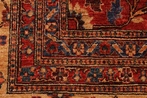 Shirvan Beige Hand Knotted 910 X 143 Area Rug 254-29308 Image 1