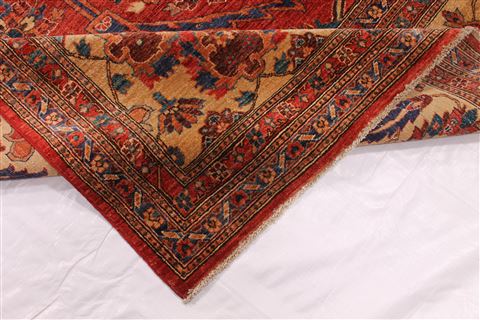 Shirvan Beige Hand Knotted 910 X 143 Area Rug 254-29308 Image 4