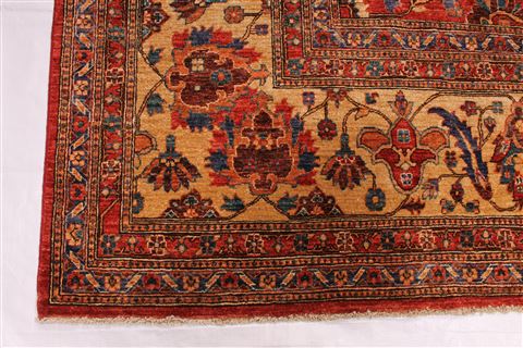 Shirvan Beige Hand Knotted 910 X 143 Area Rug 254-29308 Image 6