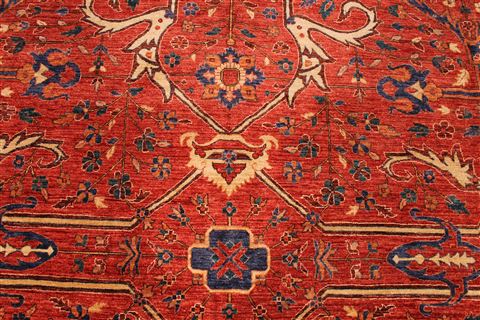 Shirvan Beige Hand Knotted 910 X 143 Area Rug 254-29308 Image 7