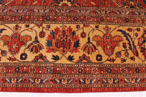 Shirvan Beige Hand Knotted 910 X 143 Area Rug 254-29308 Image 8