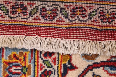 Kashan Red Hand Knotted 93 X 130 Area Rug 254-29309 Image 1